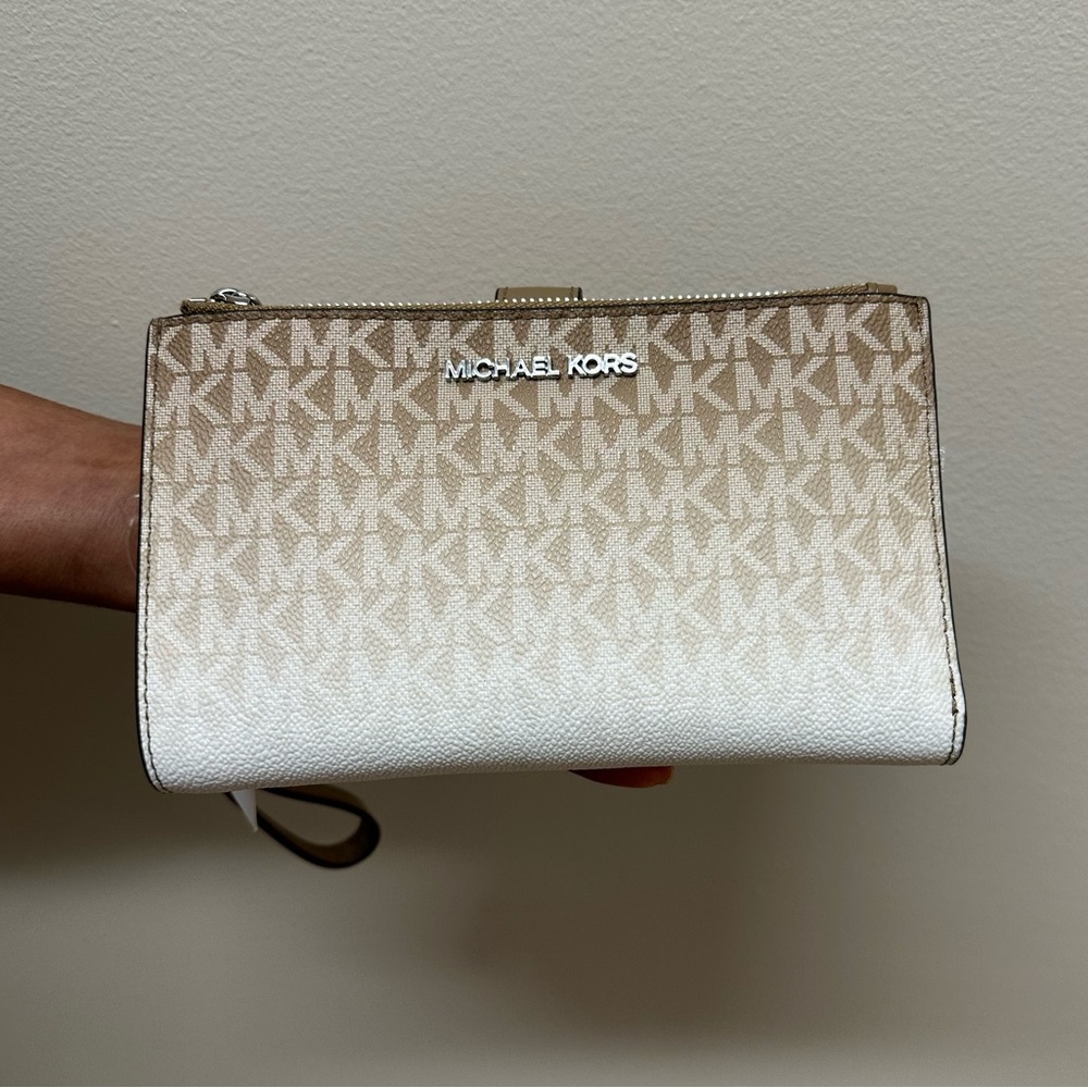 Michael Kors Ombré Logo Large wristlet